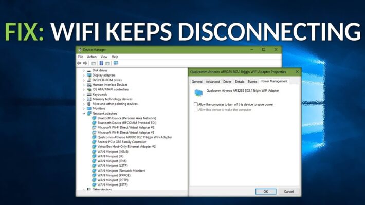 Fix Wi-Fi Keeps Disconnecting